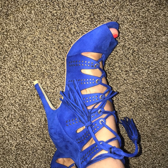 Shoes - cobalt blue heels